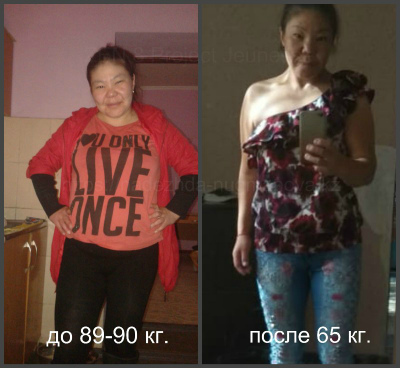 История похудения ло и после Айнур Касенгали с Zen Project 8 Jeunesse GL